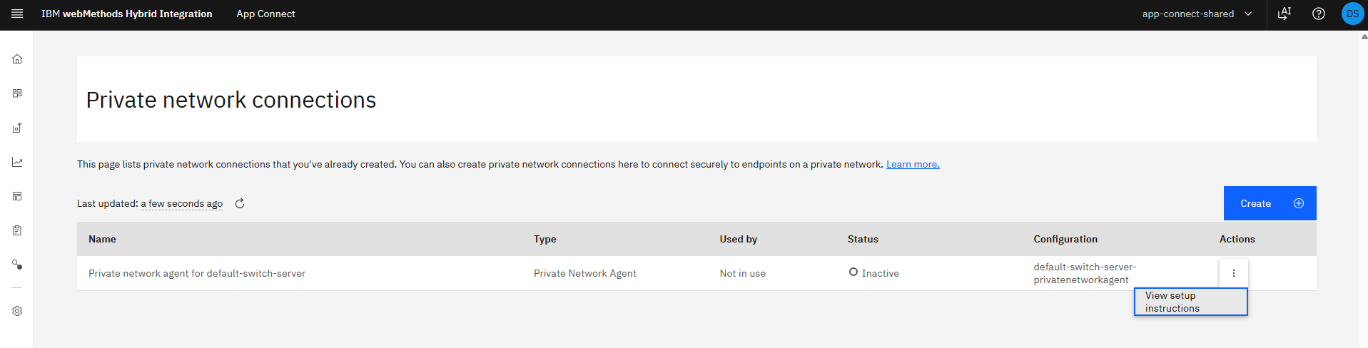 Private Network Connections